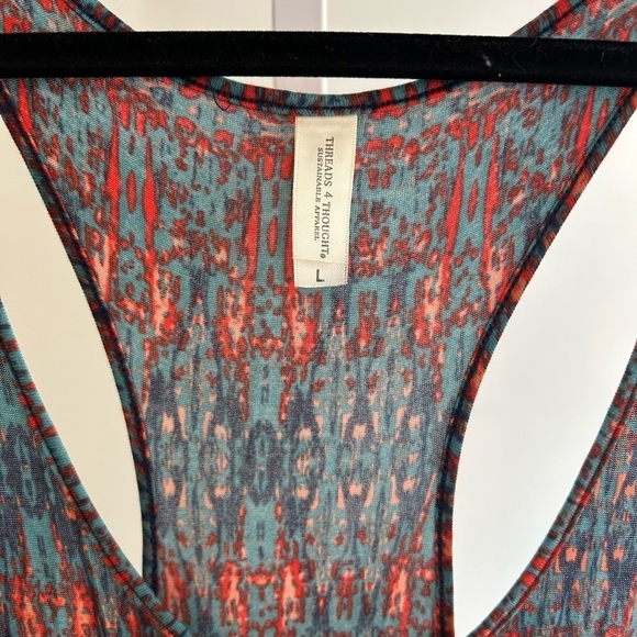 Threads 4 Thought Pattern Racerback Tank Dress - Picture 3 of 4